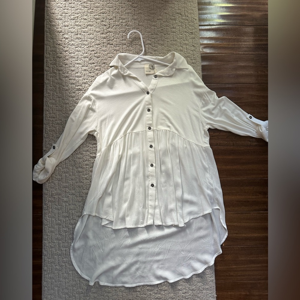 Anthropologie White Shirt / Blouse